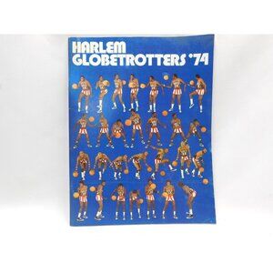 1974 The Harlem Globetrotters Basketball Program Meadowlark Lemon Curly Neal